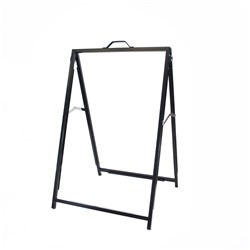 900W x 1200H Flute A-Frame Black